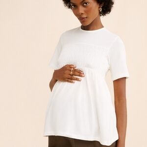 Maternity Mikaya Short Sleeve Smock Top
Vero Moda